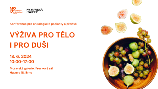 Registrace na konferenci pro onkologické pacienty a přeživší: Výživa pro tělo i pro duši